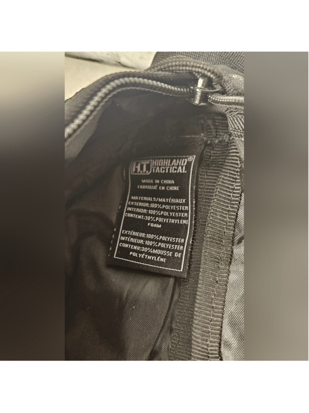 Highland Tactical Black Utility Belt Bag Multi Pocket Waist Pack - Picture 8 of 8
